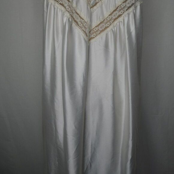 Ilese Stevens Maxi Nightgown Slip Lace Medium Sleeveless Nightie Cottagecore - Picture 4 of 10